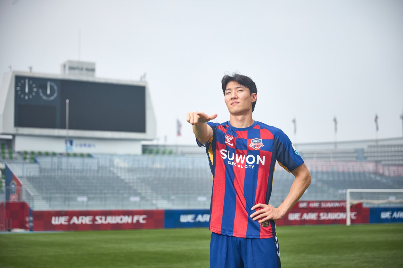 본문 이미지 - 스피드와 제공권을 갖춘 김경민도 영입했다. (수원FC 제공)