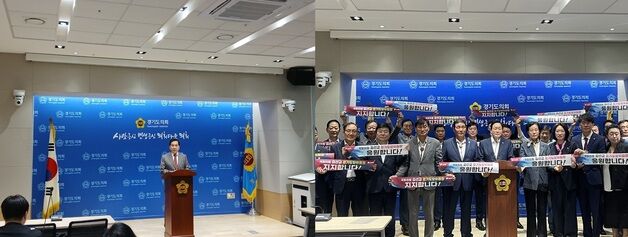 심재철 "정권 폭주 견제" vs 김선교 "이기는 경기도 만들 것"