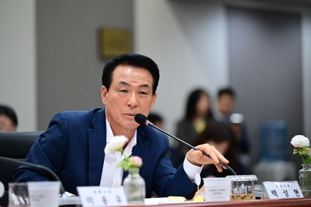 백성현 논산시장 "황룡재 터널 공사, 조기 보상 협의해야"