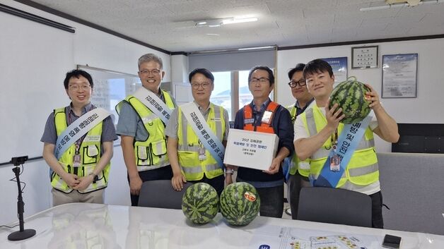 김해공항, 공항 근로자 대상 폭염 예방 안전 캠페인 실시