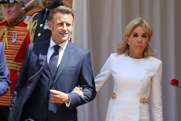 트럼프, 마크롱에 "아내에게 맞고 산다" 조롱…이란전 불참에 공개 저격