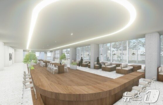 본문 이미지 - 광주 광산구청 통합라운지 조감도. (광산구 제공. 재판매 및 DB 금지) 