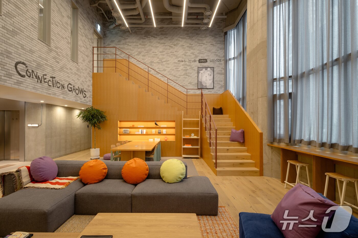 본문 이미지 -  신촌 에피소드 내부 &#39;릴렉싱 공간&#39; &#40;SK디앤디 제공&#41; /뉴스1 ⓒ News1 