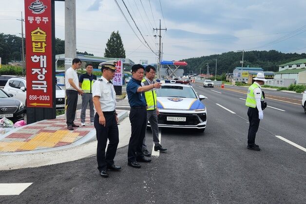 '8월에만 교통 사망사고 2건'…충주경찰서, 교통안전 단속 강화