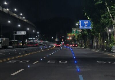 "빗길 차선 또렷하게"…서울시, 태양광 LED 도로표지병 확대