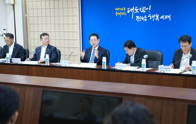 김영록 지사 "지역 현안 국고 확보 막바지 총력 대응" 주문
