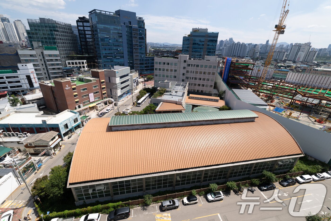 본문 이미지 - 서울 성동구 성수동 경찰기마대 부지. 2025.8.12 ⓒ 뉴스1 이승배 기자