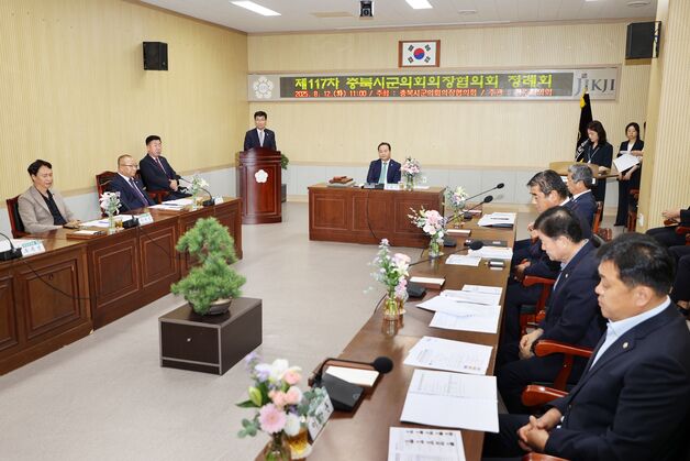 충북의회의장협 '의원 개별 1인 의정지원관 도입' 건의안 채택