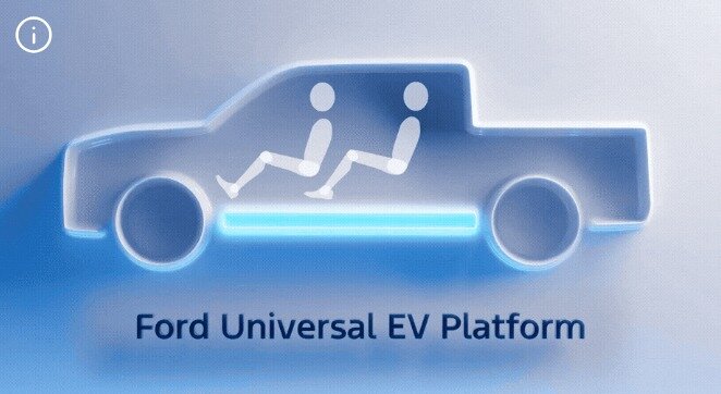 본문 이미지 - 11일&#40;현지시간&#41; 미국 포드가 공개한 신규 전기차 전용 플랫폼의 모습&lt;자료사진&gt;&#40;포드 홈페이지 갈무리&#41;. 2025.08.11.