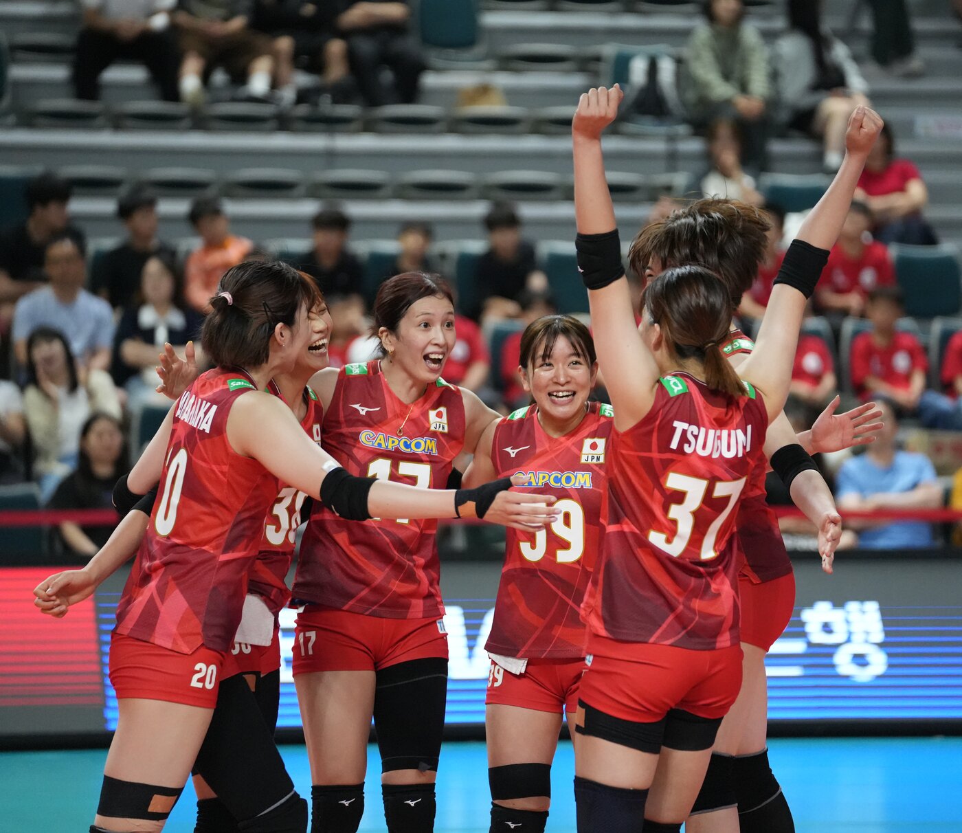 본문 이미지 - 일본이 프랑스를 3-1로 눌렀다.&#40;대한배구협회 제공&#41;