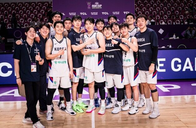 한국 농구, 괌 99-66 대파…아시아컵 8강서 중국과 대결