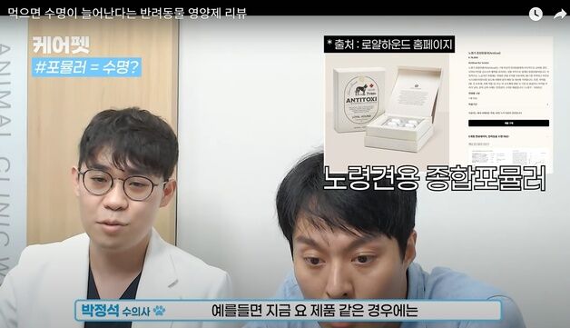 수의학 채널 케어펫 "로얄하운드 홍보 제안 받았지만 거절"…이유는