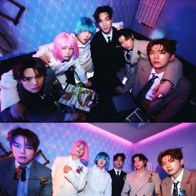몬스타엑스, 핑크·블루 가발 쓰고 유쾌…신보 콘셉트 포토 공개