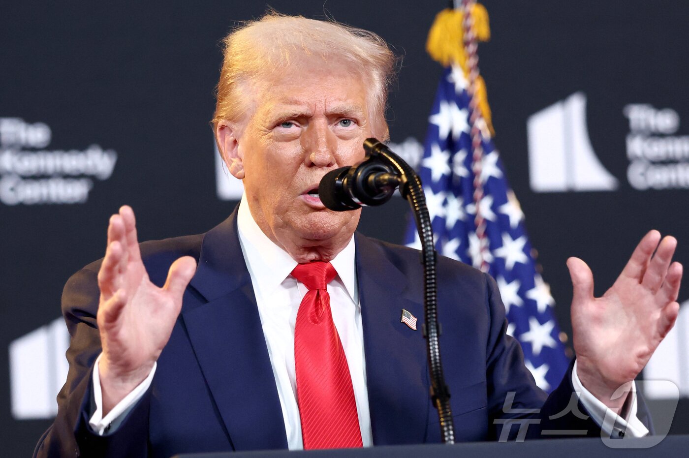 본문 이미지 - 도널드 트럼프 미국 대통령. 2025.8.13 ⓒ 로이터=뉴스1 ⓒ News1 김경민 기자