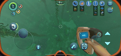 본문 이미지 - 심해 속을 탐험하다 미역 덩굴 지대를 맞닥뜨렸다.