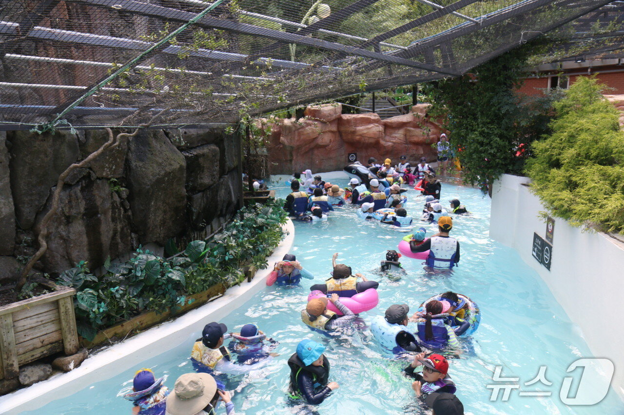 본문 이미지 - 4계절 언제나 따뜻한 국내 최대 규모의 실내 파도풀&#40;롯데워터파크 제공&#41;