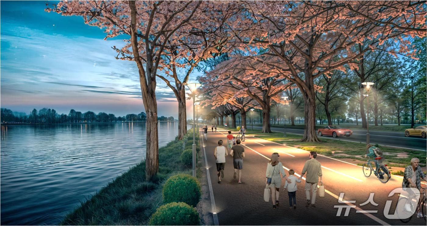 본문 이미지 - 속초 영랑호 관광단지 조감도.&#40;용역사 제공, 재판매 및 DB 금지&#41; 2025.8.15/뉴스1