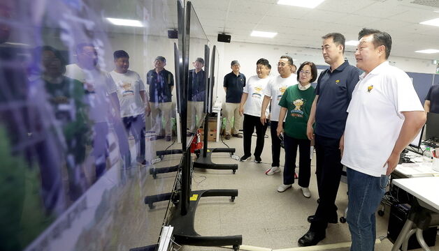 대전시의회 산업건설위원회, '0시 축제' 교통종합상황실 현황 점검