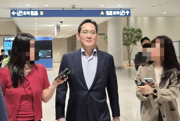 이재용, 관세 협상 지원 후 귀국…"내년 사업 준비하고 왔다"