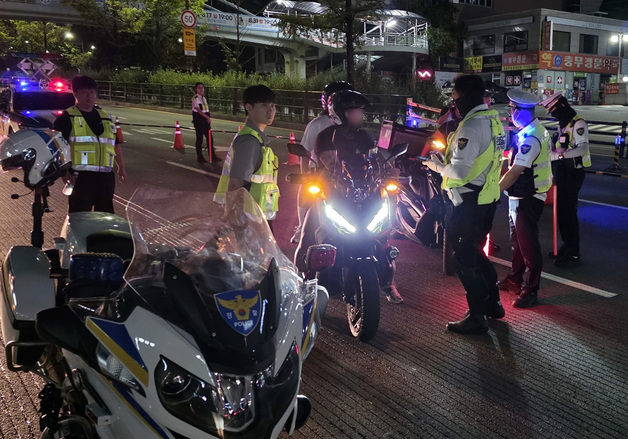'3·1절 폭주족 대대적 단속' 충남경찰청 인력 426명 투입
