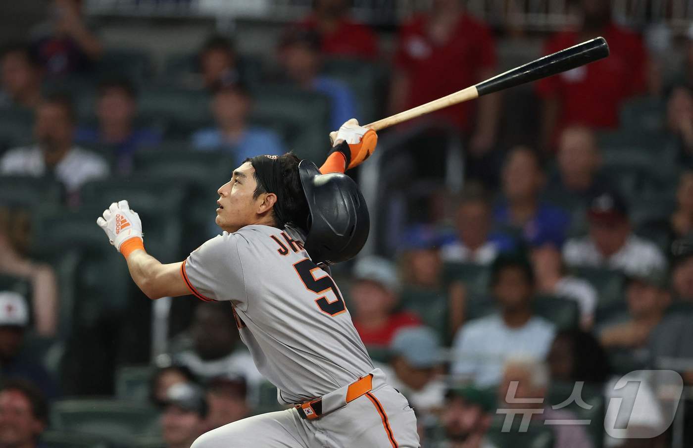본문 이미지 - 이정후&#40;27·샌프란시스코 자이언츠&#41;. ⓒ AFP=뉴스1