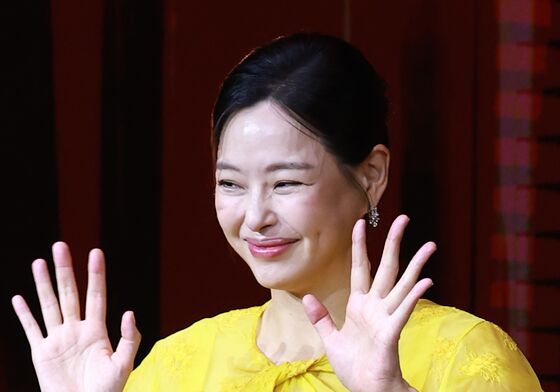 [뉴스1 ★]이하늬, 만삭에도 '애마' 제작발표회 참석…다음주 출산 예정