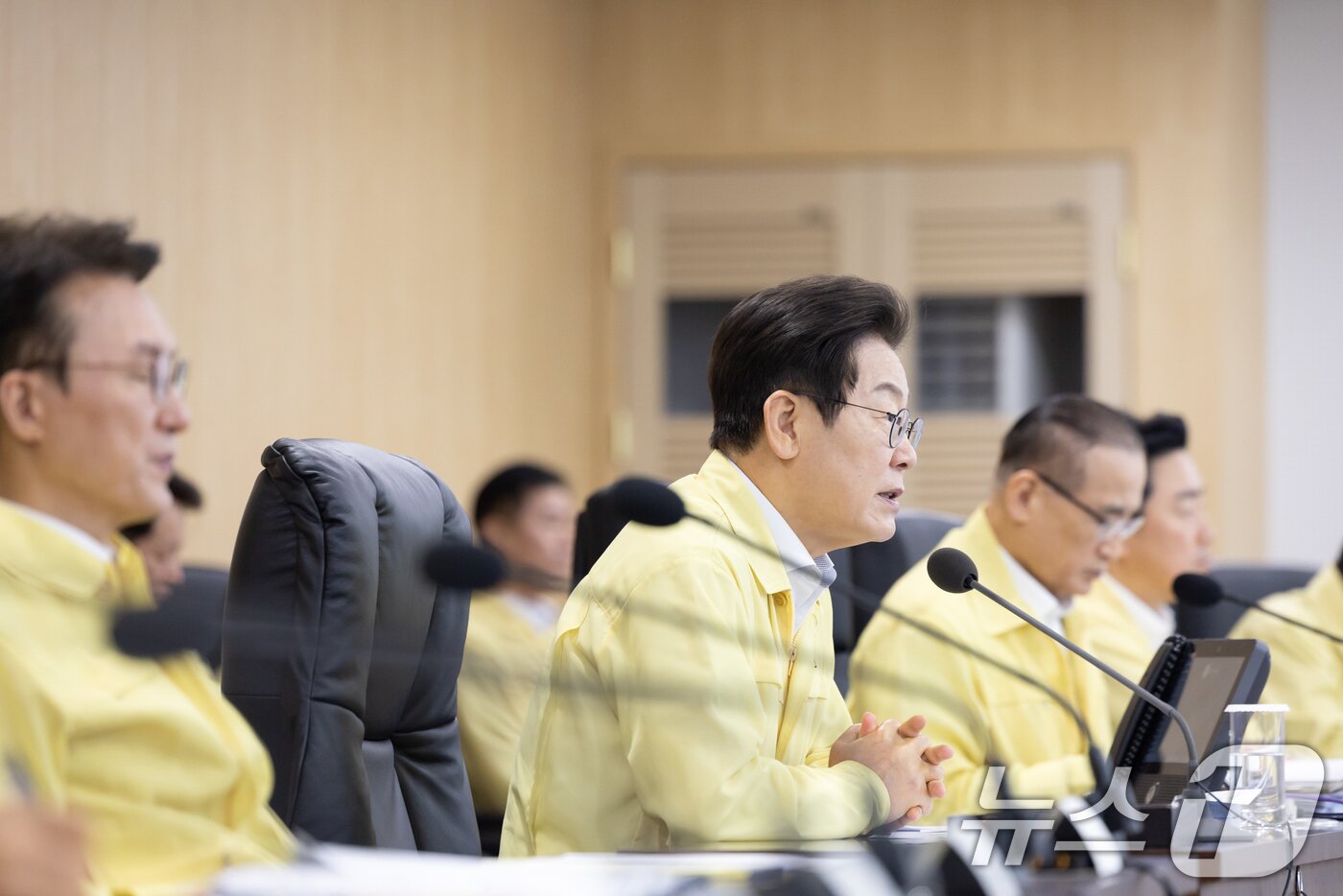 본문 이미지 - 이재명 대통령이 18일 서울 용산 대통령실 청사에서 열린 제1회 을지국무회의에서 발언하고 있다. &#40;대통령실 제공. 재판매 및 DB 금지&#41; 2025.8.18/뉴스1 ⓒ News1 허경 기자