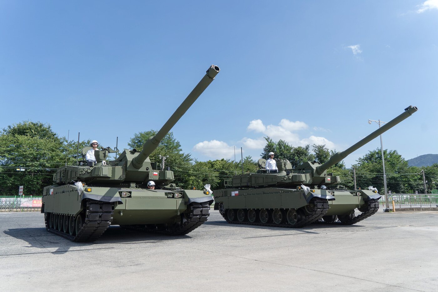 본문 이미지 - 폴란드로 수출 예정인 K2 전차(현대로템 제공)