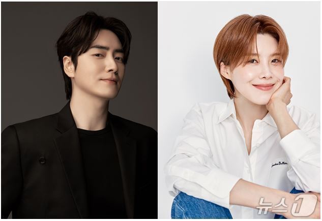 본문 이미지 - 제천국제음악영화제 개막식 사회자 배우 이준혁과 개그우먼 장도연.(제천국제음악영화제 제공. 재판매 및 DB금지)/뉴스1 