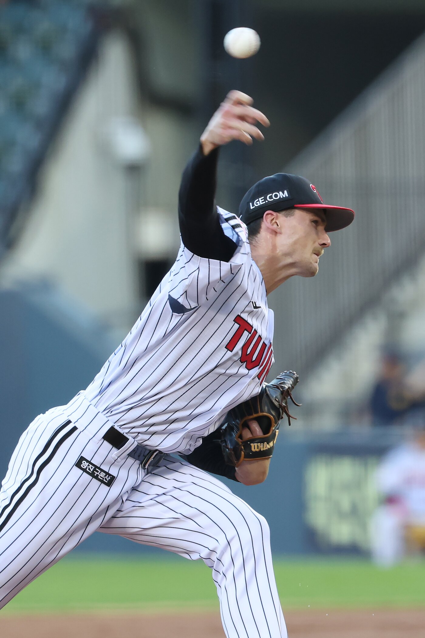 본문 이미지 - LG 트윈스 외국인 투수 앤더스 톨허스트. (LG 트윈스 제공)