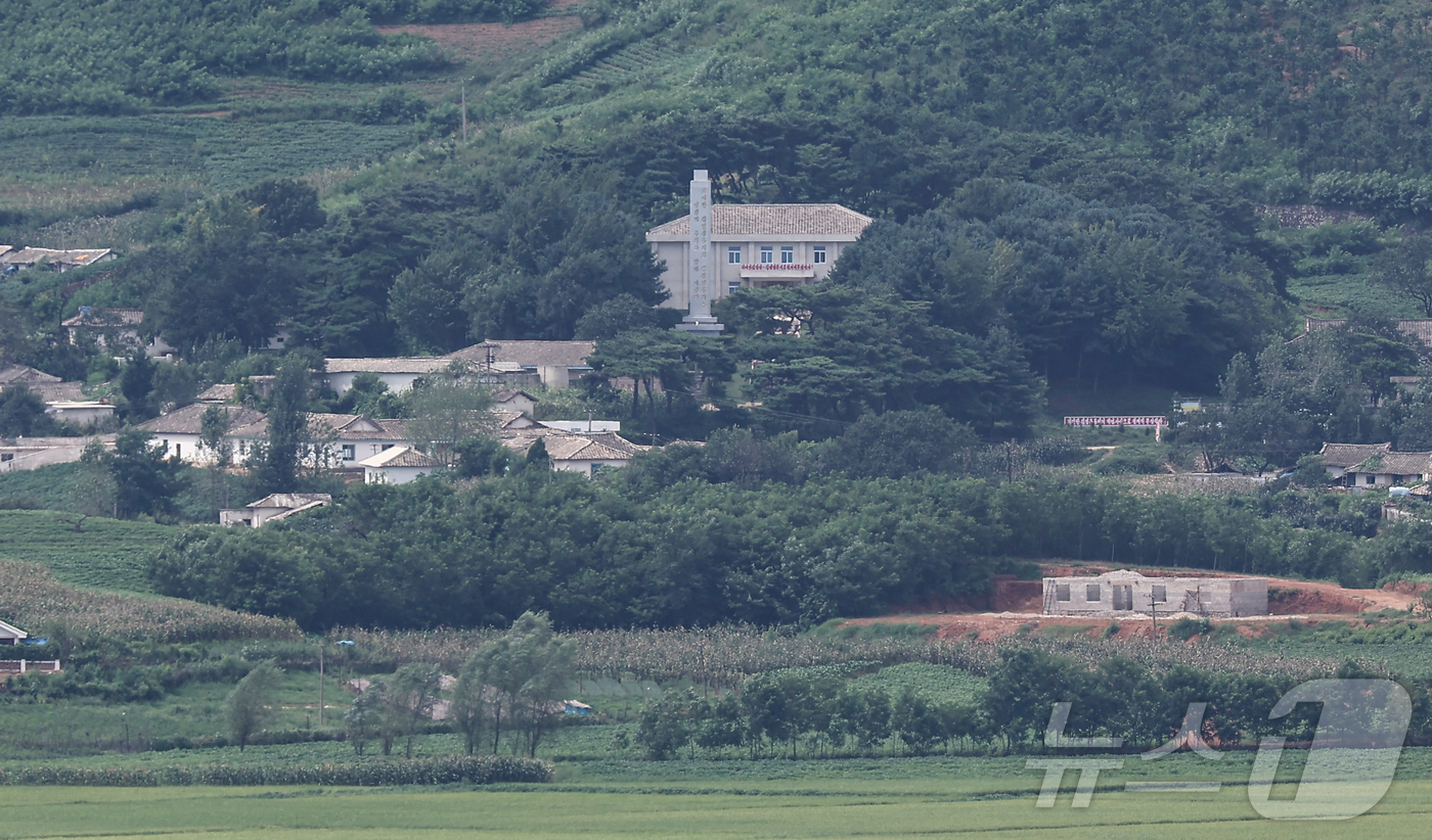 (파주=뉴스1) 김도우 기자 = 김여정 북한 노동당 부부장이 20일 이재명 대통령의 실명을 거론하면서 "한국은 우리 국가의 외교상대가 될 수 없다"고 밝혔다.사진은 20일 경기 파 …