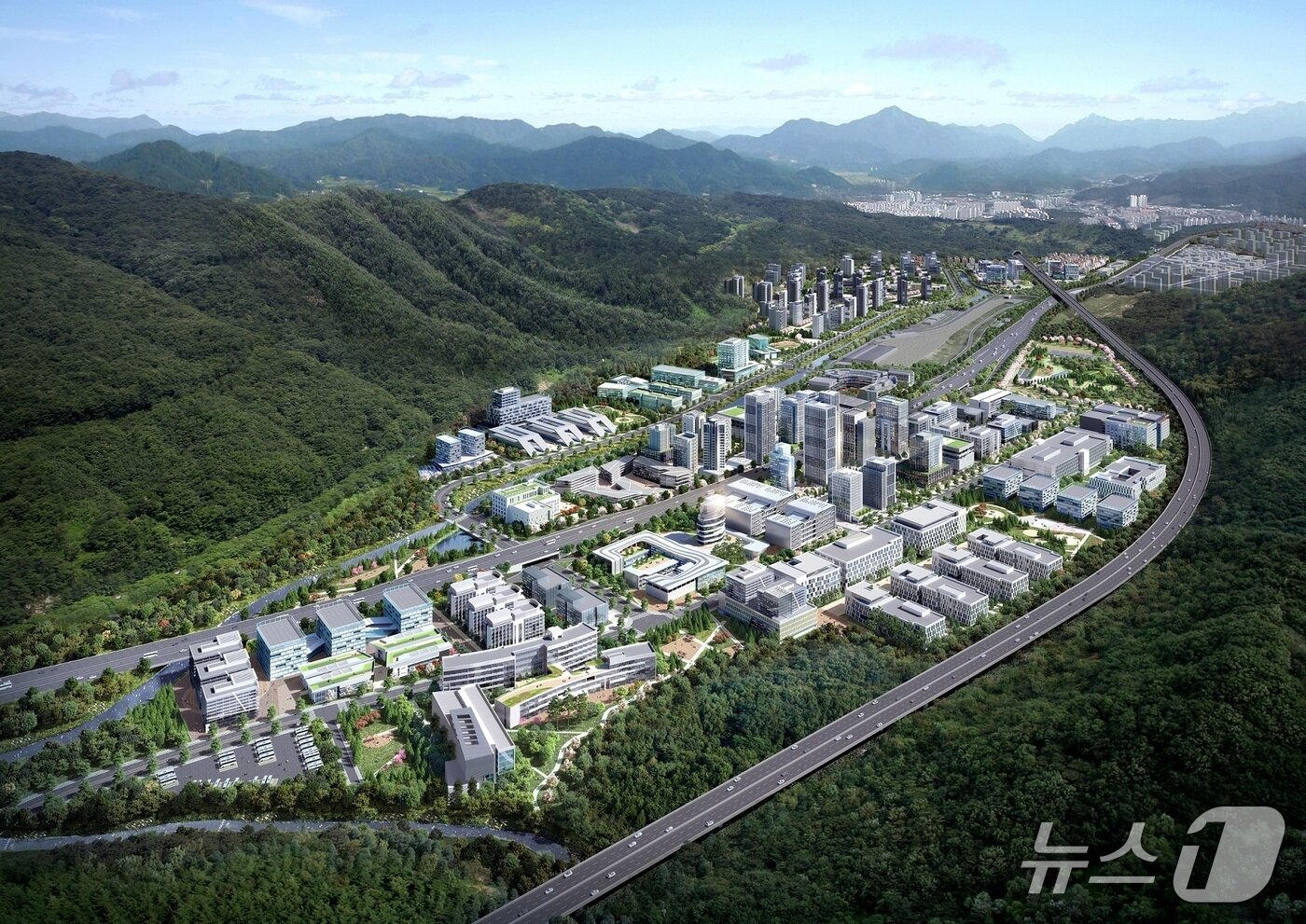 본문 이미지 - 대전시 안산산단 조감도, (대전시 제공. 재판매 및 DB금지)2025.8.21/뉴스1