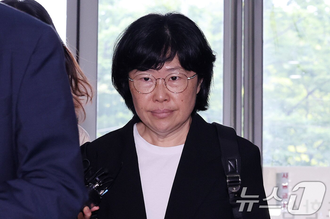 본문 이미지 - 순직해병 수사외압 의혹의 핵심 인물인 유재은 전 국방부 법무관리관. 2025.8.21/뉴스1 ⓒ News1 박지혜 기자