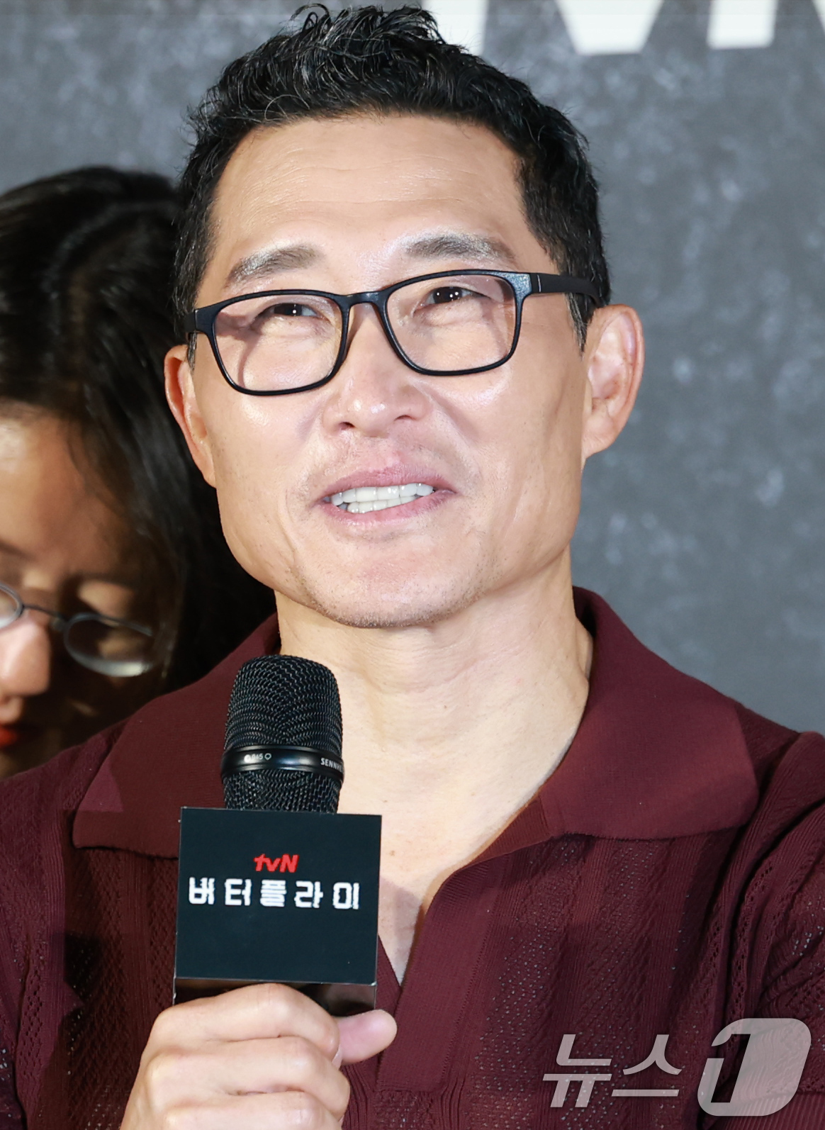 (서울=뉴스1) 권현진 기자 = 배우 대니얼 대 킴이 21일 오전 서울 용산구 CGV용산아이파크몰에서 열린 아마존 프라임비디오 '버터플라이' 기자간담회에 참석해 인사말을 하고 있다 …