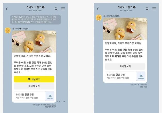 카카오 브랜드 메시지, '수신 동의 범위' 두고 해석 줄다리기