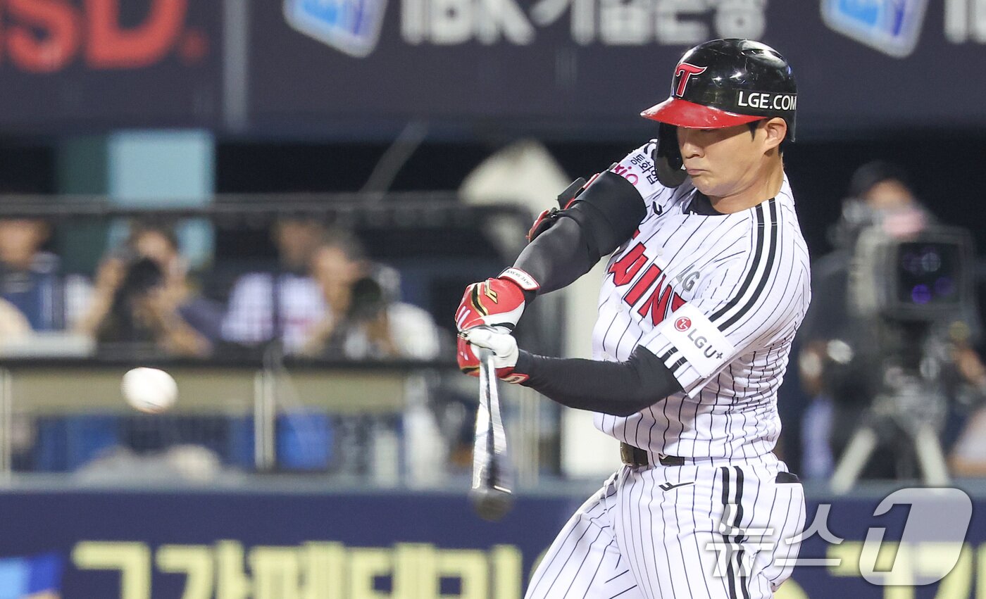 본문 이미지 - LG  트윈스오지환. 2025.8.21/뉴스1 ⓒ News1 김성진 기자