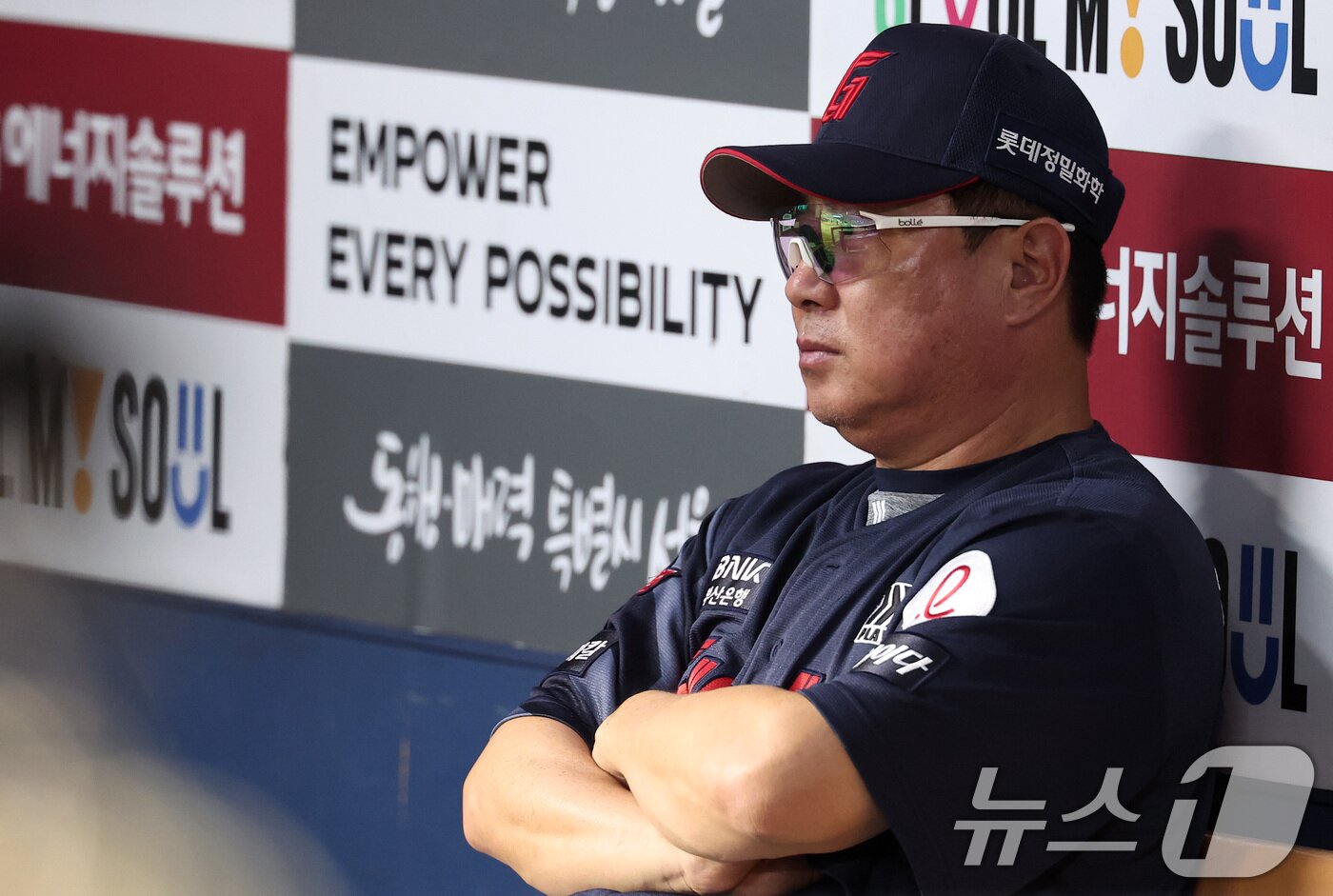 본문 이미지 - 롯데 자이언츠 김태형 감독. 2025.8.21/뉴스1 ⓒ News1 김성진 기자