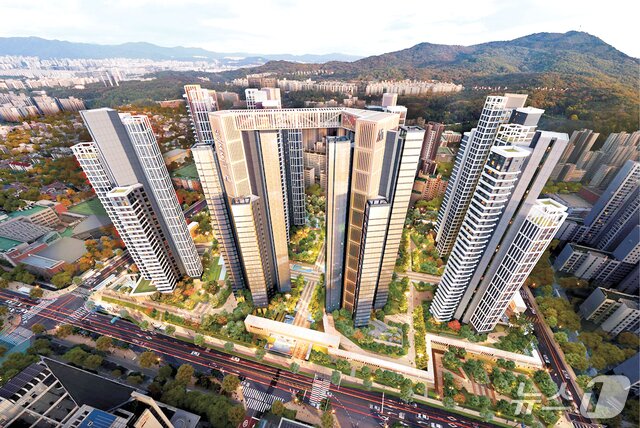 본문 이미지 -  대우건설 조감도 &#40;대우건설 제공&#41; /뉴스1 ⓒ News1