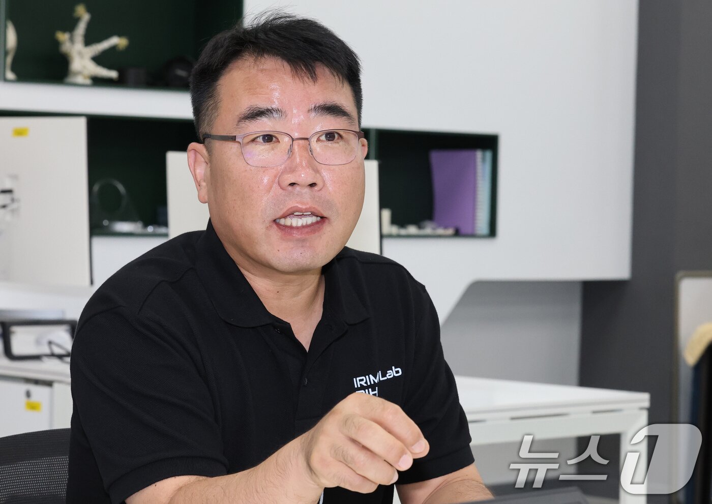 본문 이미지 - 이광규 위로보틱스 로봇이노베이션허브&#40;RIH&#41; 센터장이 22일 &lt;뉴스1&gt;과 인터뷰하고 있다.ⓒ News1 김기태 기자