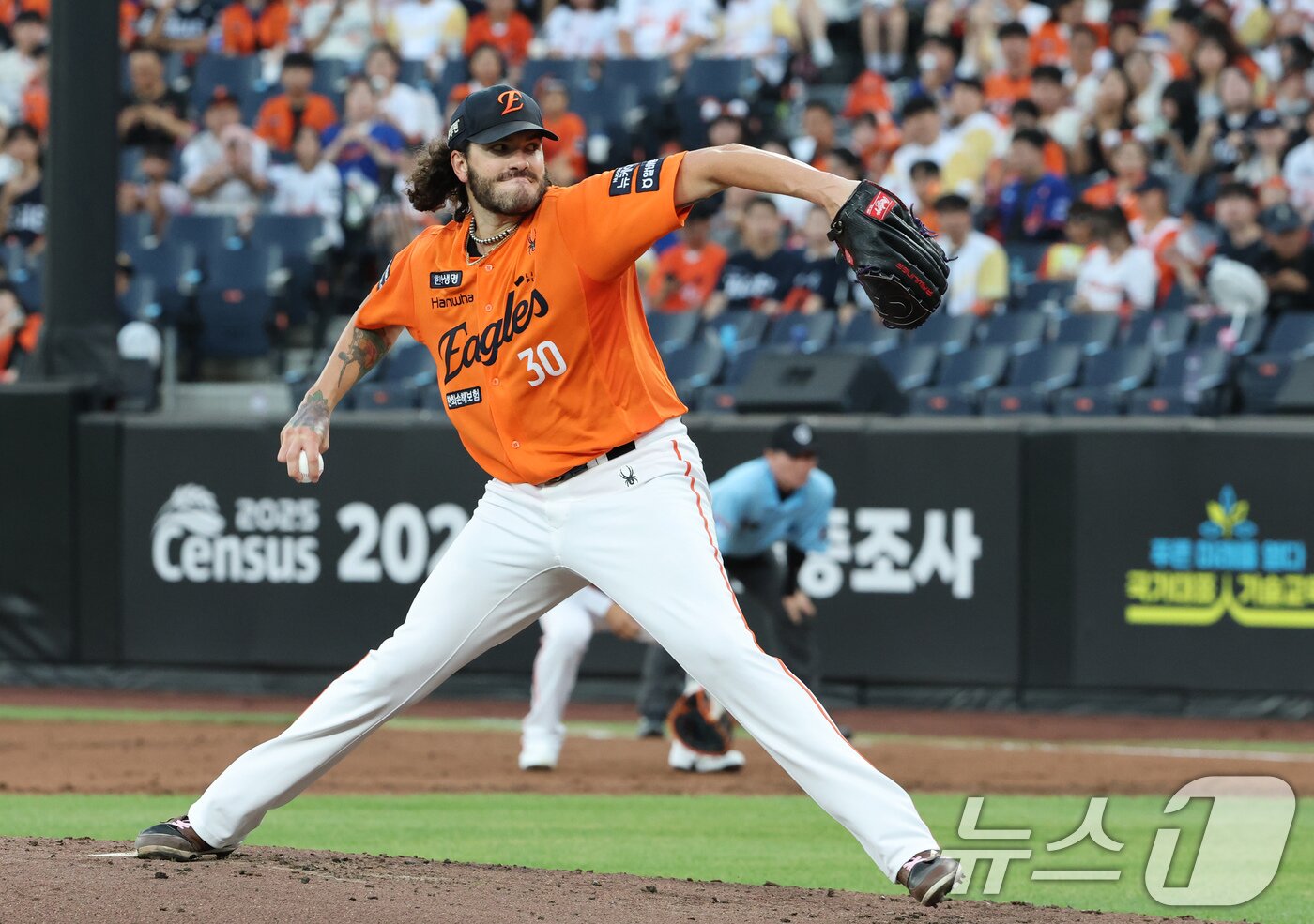 본문 이미지 - 한화 이글스 외국인 선수 코디 폰세. 2025.8.22/뉴스1 ⓒ News1 김기태 기자