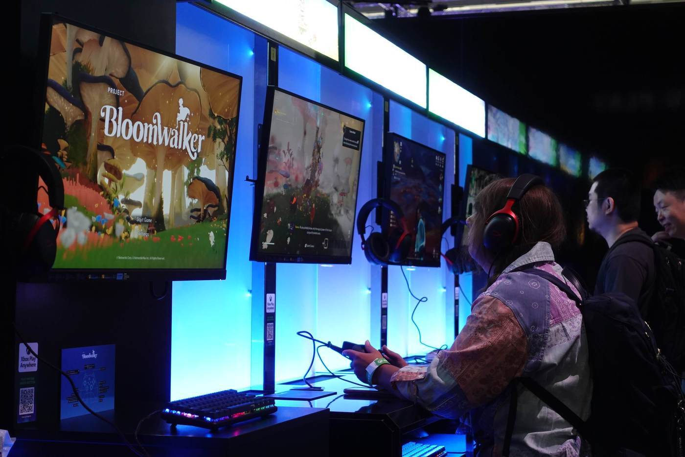 본문 이미지 - 넷마블이 독일 쾰른에서 열린 게임스컴의 엑스박스&#40;Xbox&#41; 부스에서 미공개 신작 &#39;프로젝트 블룸워크&#39;를 선보였다.&#40;넷마블 제공. 재판매 및 DB금지&#41;2025.8.21/뉴스1