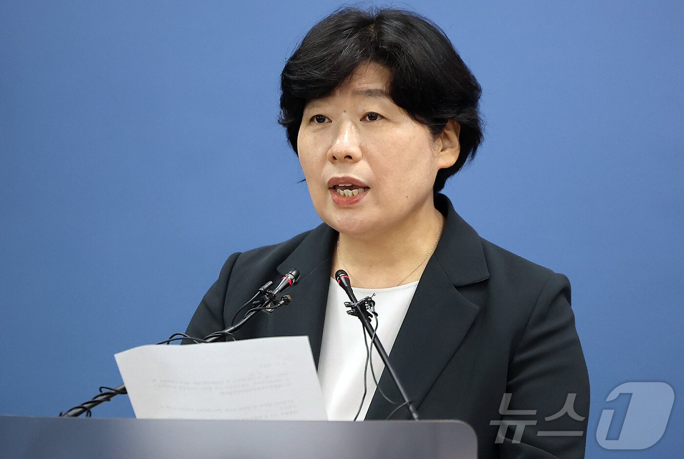 본문 이미지 - 12·3 비상계엄&#39; 관련 내란·외환 사건을 수사하는 내란특검팀 박지영 특검보 2025.8.24/뉴스1 ⓒ News1 김진환 기자