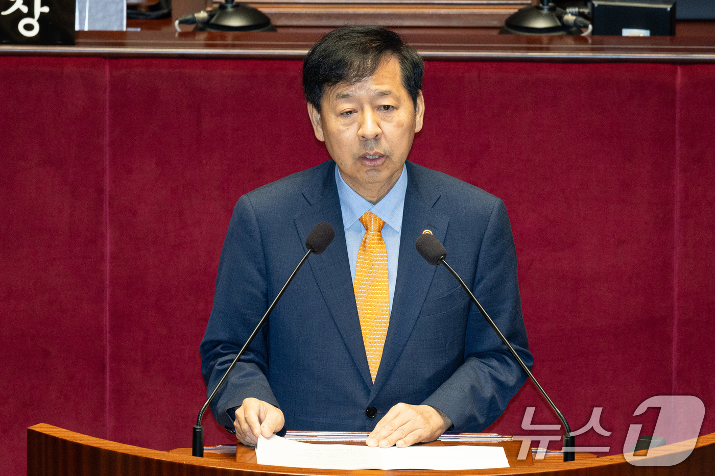 (서울=뉴스1) 유승관 기자 = 구윤철 부총리 겸 기획재정부 장관이 25일 서울 여의도 국회에서 열린 제428회 국회(임시회) 예산결산특별위원회 제1차 전체회의에 출석해 2024회 …