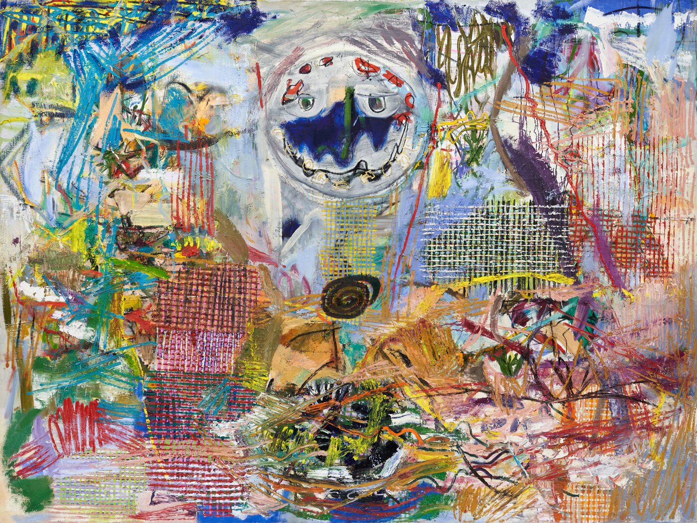 본문 이미지 - 백경호, 찢어진 천사, 2024-2025, oil, charcoal on canvas, 194.2 x 259cm &#40;눈 컨템포러리 제공&#41;