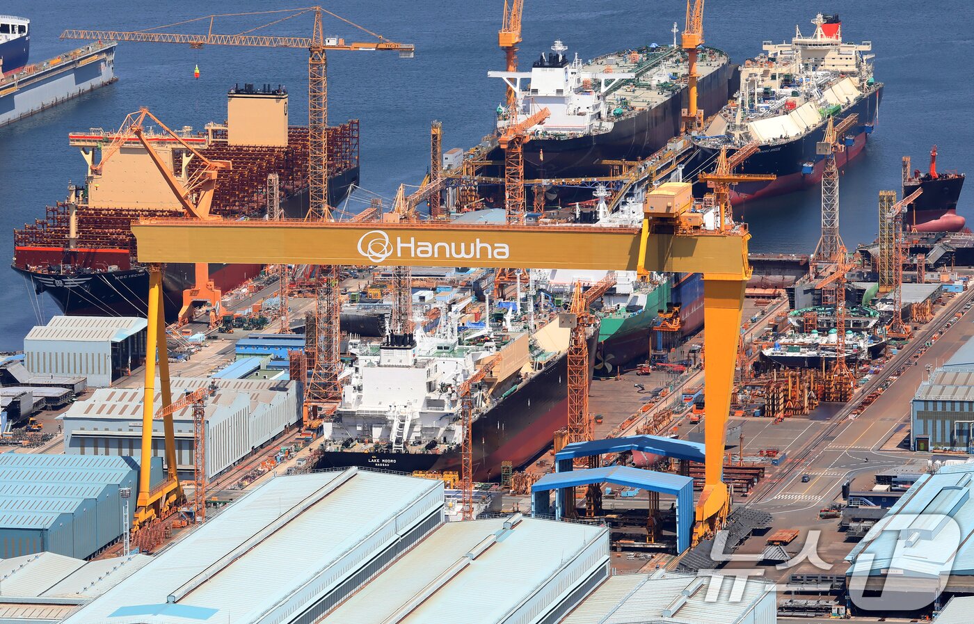 본문 이미지 - 경남 거제시 한화오션 거제사업장.ⓒ 뉴스1 윤일지 기자