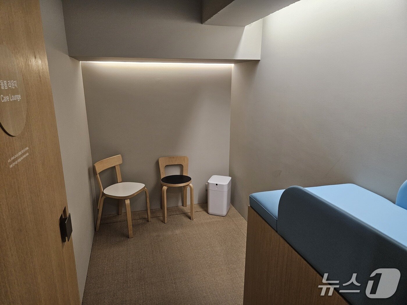 본문 이미지 - 이구키즈 성수 매장 내부 모습. 수유실.ⓒ 뉴스1/김진희 기자.