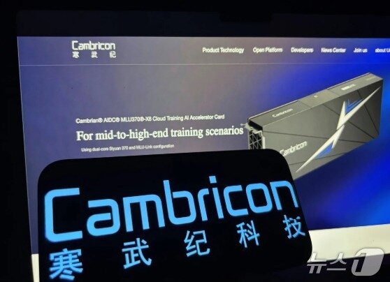 본문 이미지 - 캠브리콘 로고 - 회사 홈피 갈무리