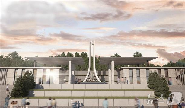 본문 이미지 - 국립횡성호국원 조감도./뉴스1