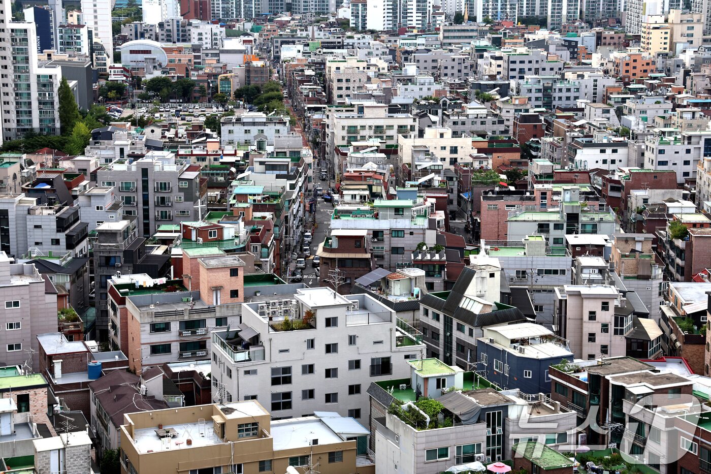 본문 이미지 - 서울의 한 빌라 밀집 지역. (자료사진)뉴스1 ⓒ News1 구윤성 기자