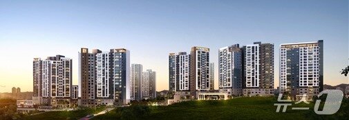 본문 이미지 - 대구 범어 2차 아이파크 조감도 &#40;HDC현대산업개발 제공&#41; 